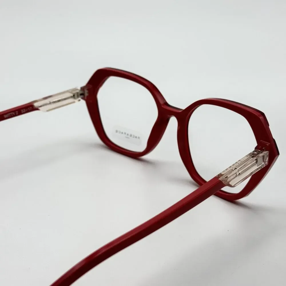 Face a Face Eyeglasses Frame WITTY 2 2216 Women Red Frame Handmade 53-17-140 NEW